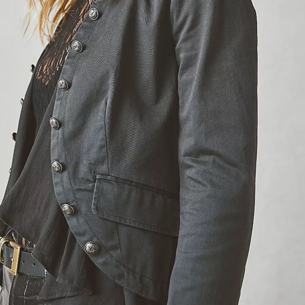 Ruffles Romance Jacket gray - Picture 3 of 12